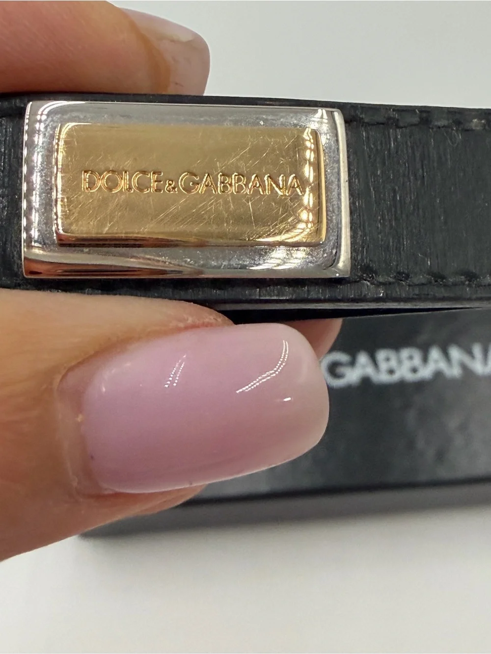 Dolce & Gabbana BP1370 Black Leather Valet Keychain Box Set